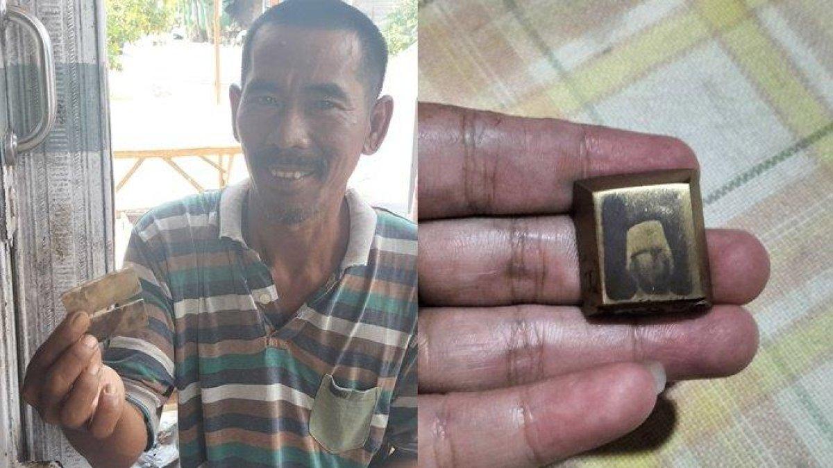 Batangan emas bergambar Soekarno menghebohkan warga di Ogan Komering Ilir, Sumatera Selatan