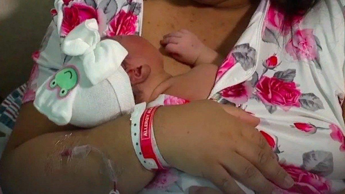 Bayi bernama Mya Marie Turner lahir pada 29 Februari.