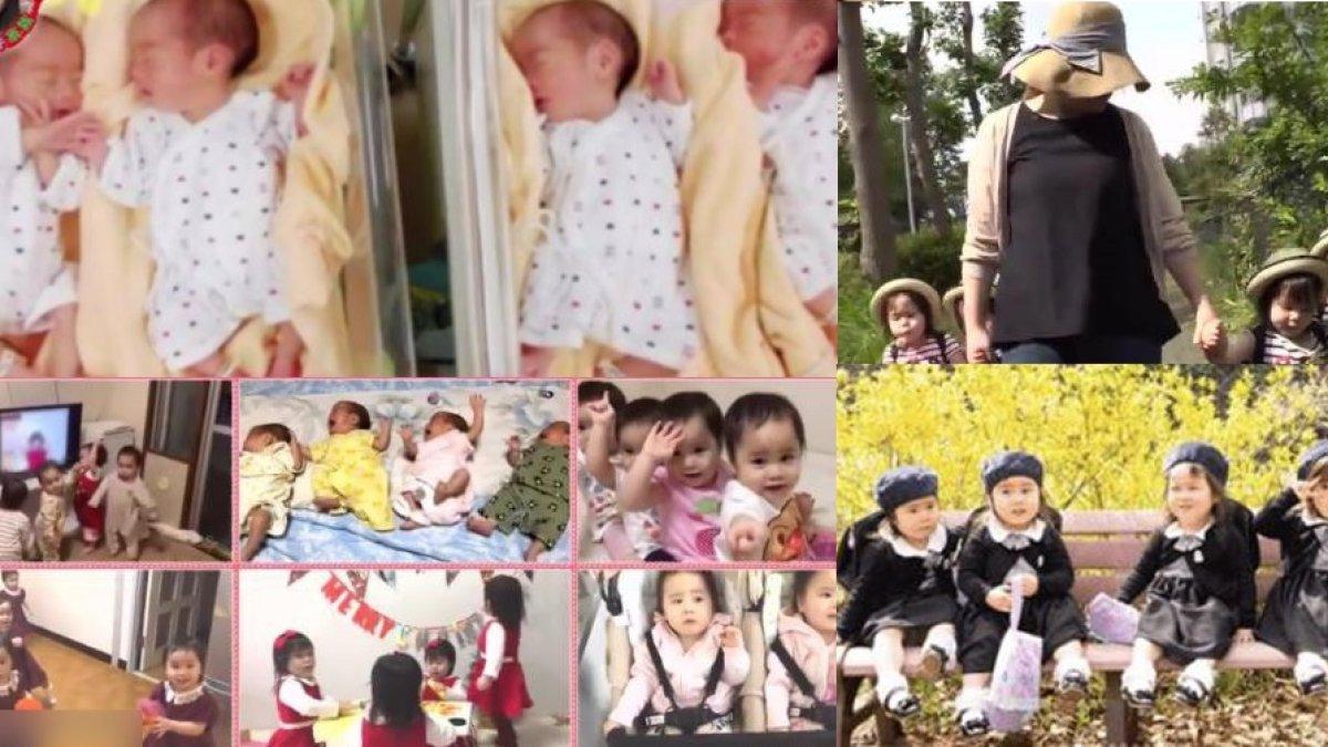 Bayi kembar empat anak wanita asal Jepang