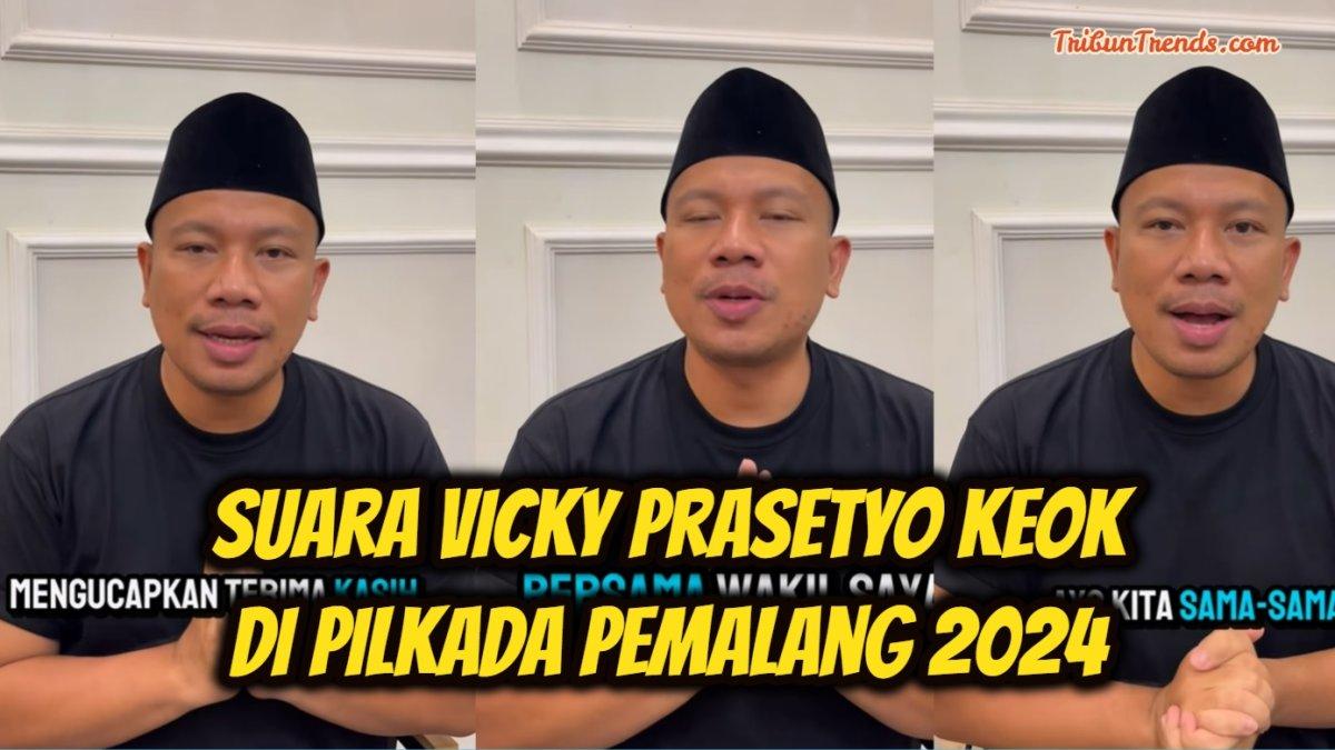 Beda nasib dari Jeje Govinda ipar Raffi Ahmad, Vicky Prasetyo tampaknya tidak akan mengecap manisnya kemenangan dalam Pilkada 2024.
