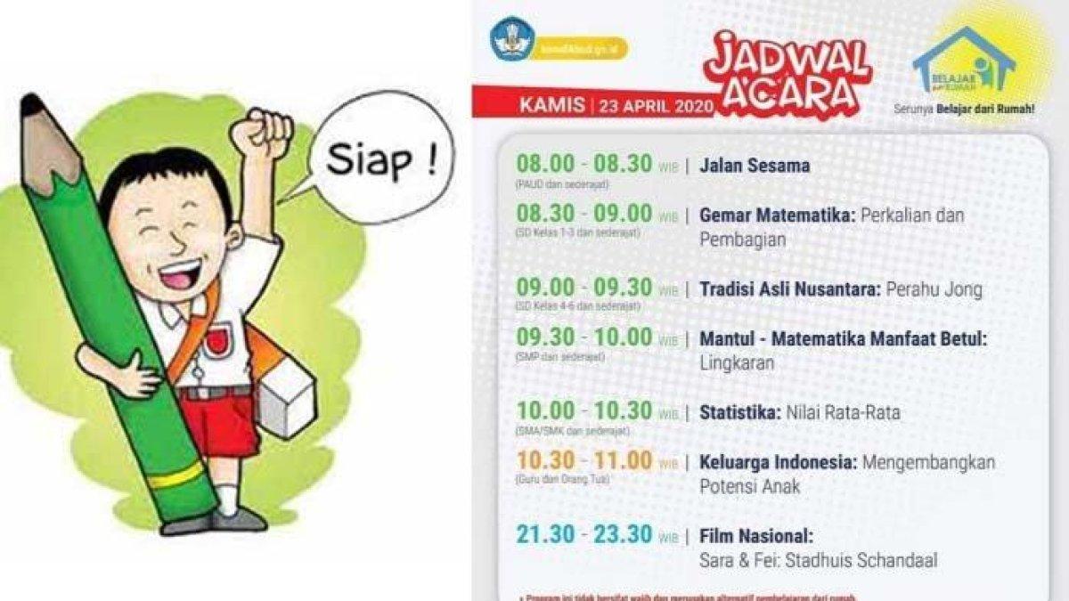 Belajar dari Rumah di TVRI materi bersama Pak Ridwan: Perkalian dan Pembagian untuk SD SMP SMA.