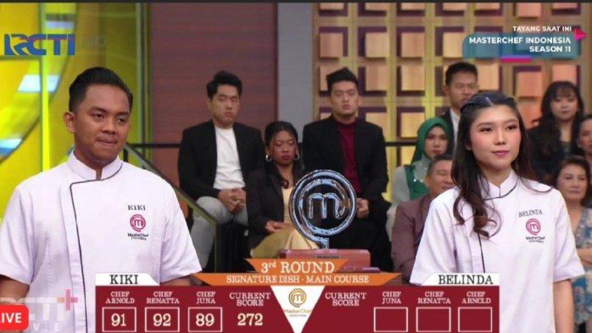 Belinda raih juara MasterChef Indonesia 11. Cuma unggul tipis 10 dari Kiki di babak Grand Final.