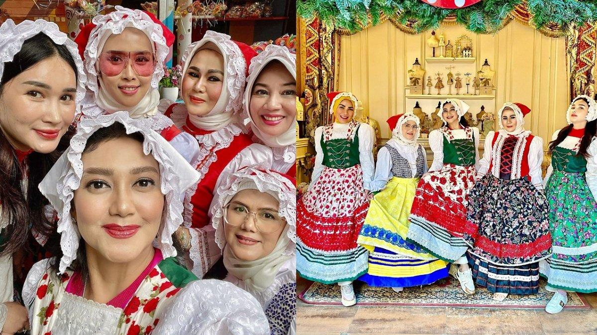 Bella Saphira berkumpul bersama teman satu genk