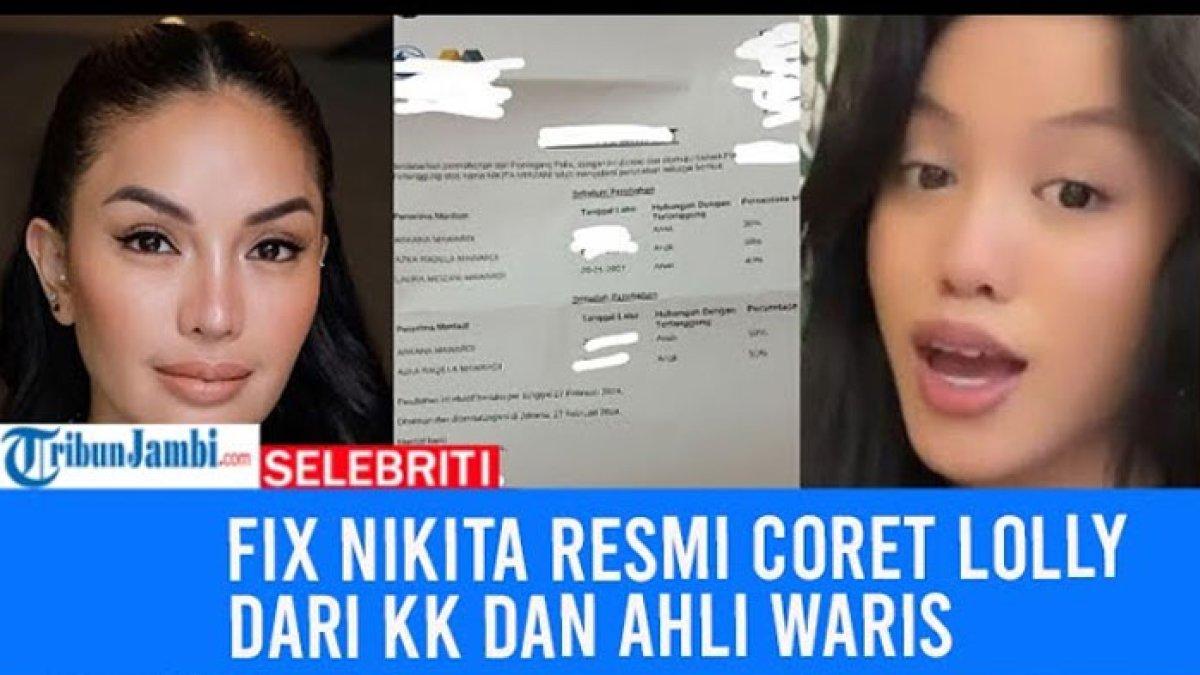 Berapa kerugian Lolly setelah dicoret dari ahli waris Nikita Mirzani