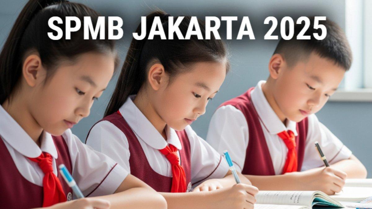 SPMB JAKARTA 2025 - Berikut 4 jalur pendftaran Sistem Penerimaan Murid Baru (SPMB) Jakarta 2025 untuk jenjang PAUD, SD, SMP, SMA, SMK hingga SLB