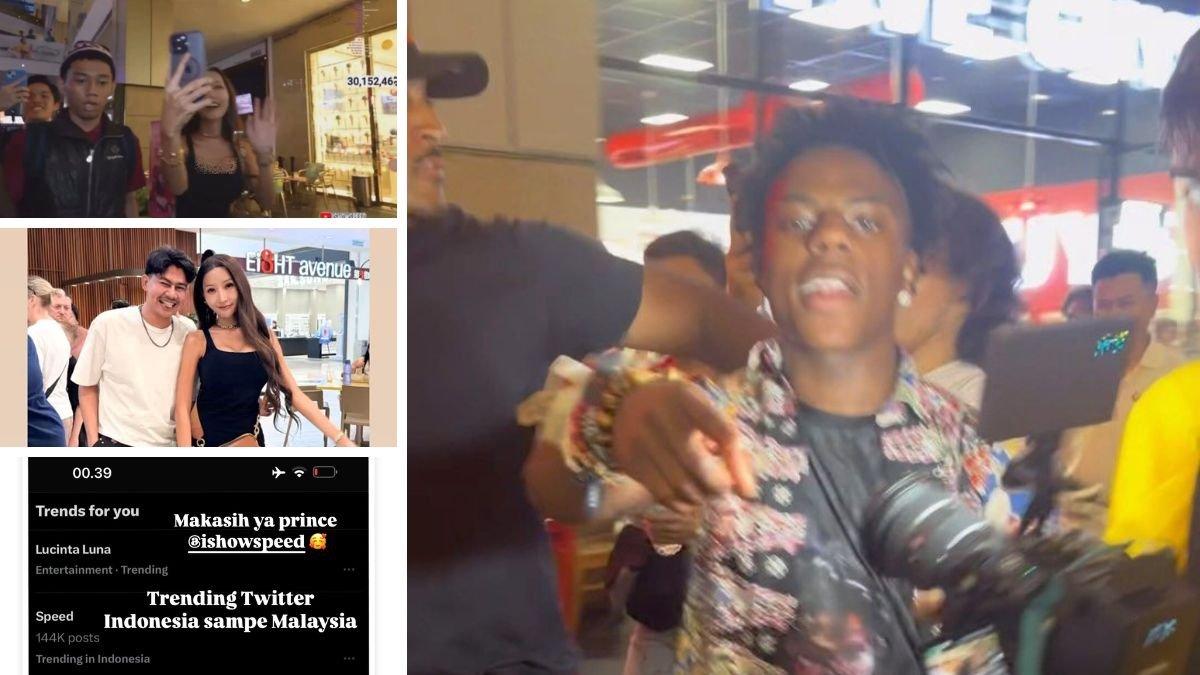 Berikut deretan momen Lucinta Luna mengunjungi KL Malaysia, menanti kedatangan Youtuber IShowSpeed, sempat di-notice dan jadi trending topik di X