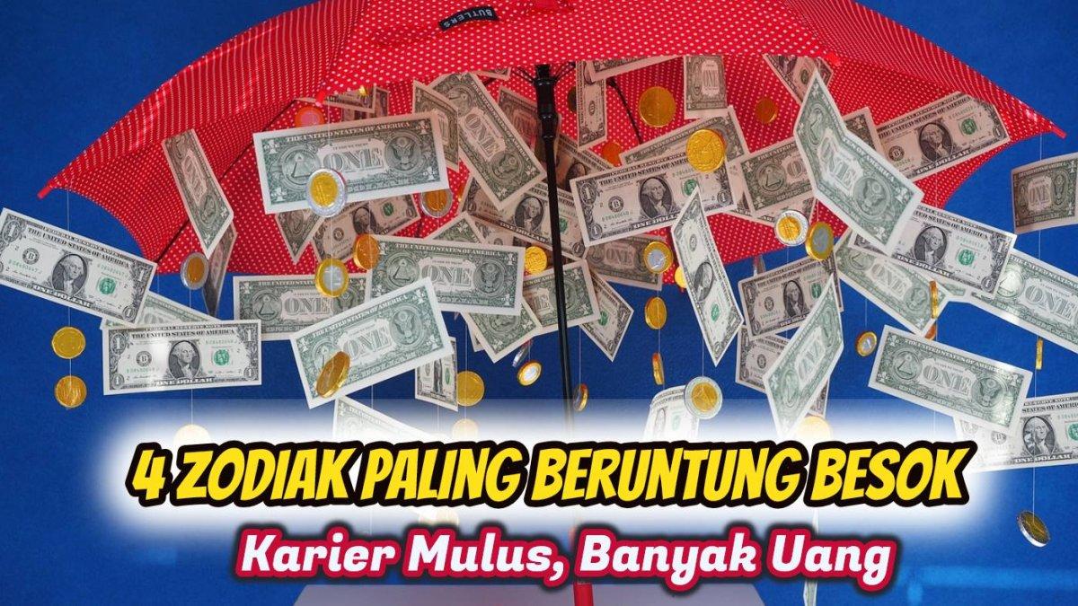 Berikut ini 4 zodiak paling berutung besok Jumat 27 September 2024, Aries, Leo, Cancer kariernya melejit-lejit seiring uang yang masuk banyak.