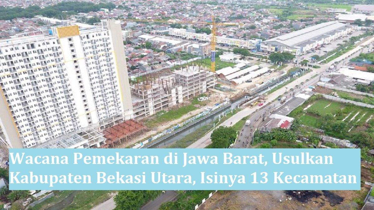 Berikut ini daftar kecamatan yang akan menjadi bagian dari Kabupaten Bekasi Utara