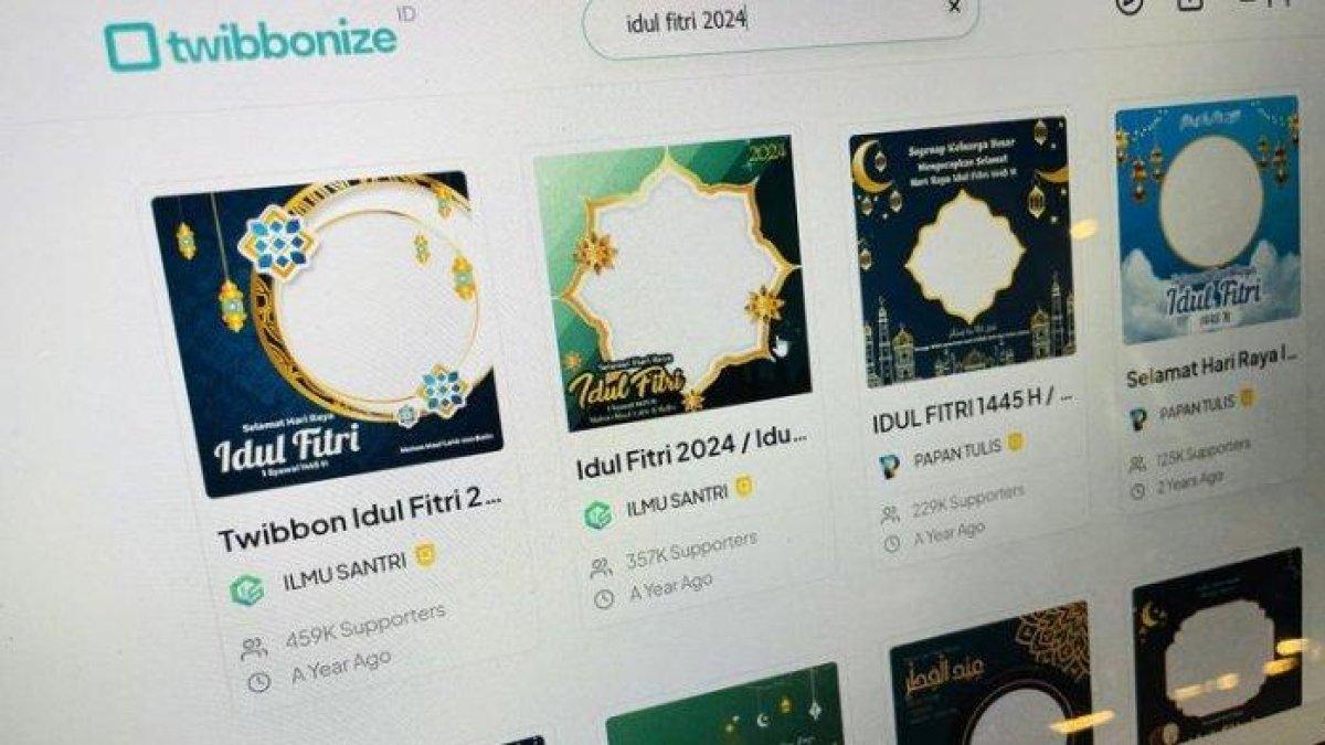 Berikut ini link Twibbon Idul Fitri 2024 desain keren dan gratis, lengkap cara menggunakannya.