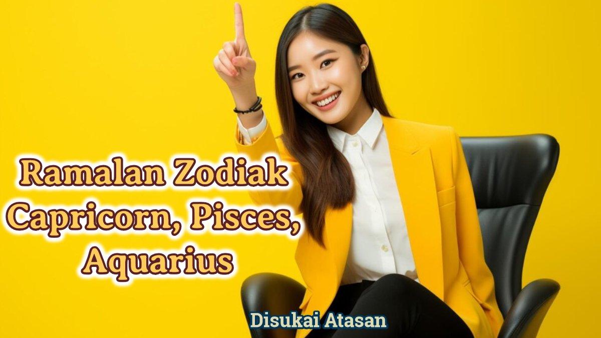 Berikut ini ramalan zodiak Capricorn, Pisces, Aquarius 