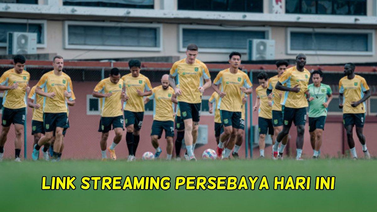 Berikut link streaming Persebaya Surabaya hari ini melawan Persis Solo, Jumat, 7 Februari 2025.