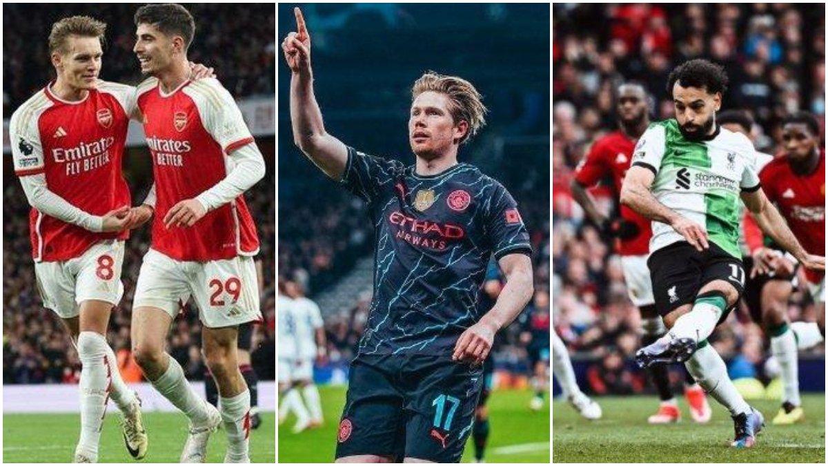 Berikut prediksi teranyar juara Liga Inggris musim 2023/2024: Liverpool malah buang peluang Manchester City untung, Arsenal puncak.