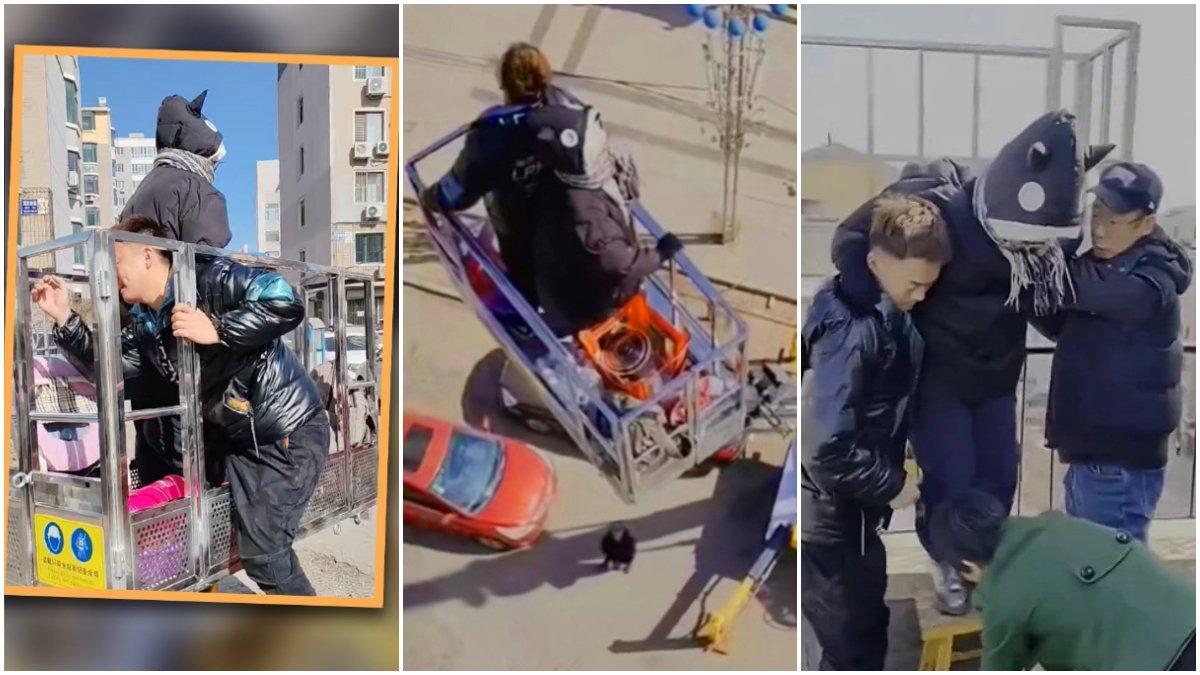 Betapa baiknya sosok ibu mertua satu ini, rela sewa crane atau derek jangkung agar menantu yang baru melahirkan tak kesakitan naik tangga.