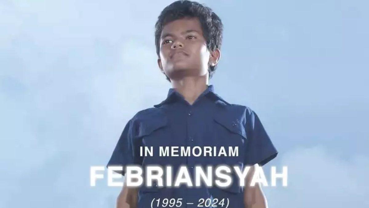 Borek, pemain Laskar Pelangi meninggal dunia.