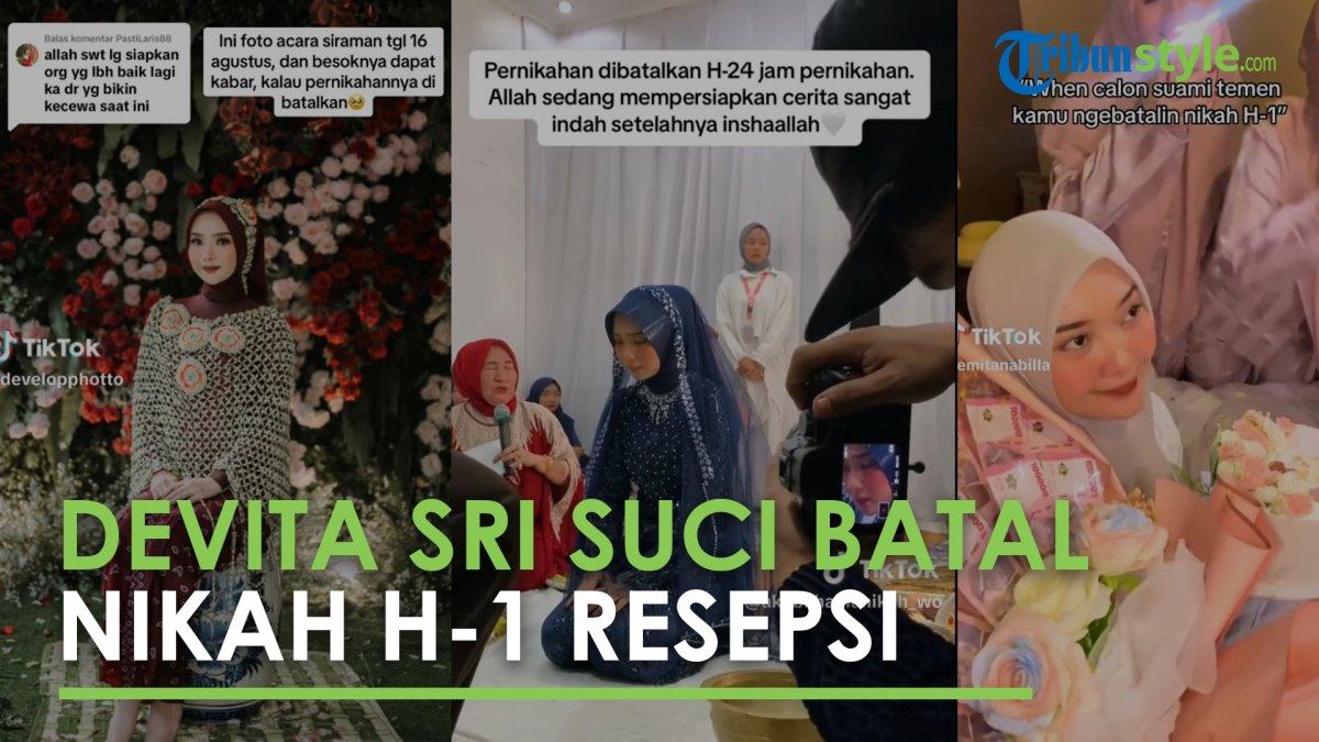 Selebgram Asal Sukabumi Devita Sri Suci Batal Nikah H 1 Resepsi, Sudah Siraman Hingga Pengajian
