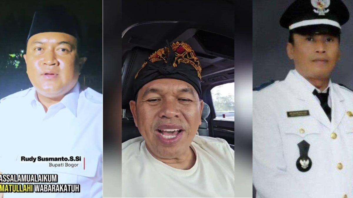 DEDI MULYADI - Bupati Bogor Rudy Susmanto bela Kades Klapanunggal terkait kasus viral minta THR yang buat Dedi Mulyadi geram