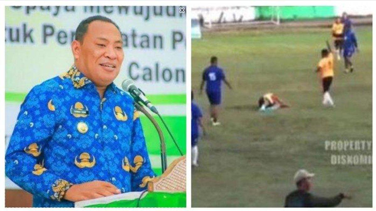 Bupati Halmahera Selatan Usman Sidik meninggal dunia, Minggu (5/11/2023) sekitar pukul 81.40 WIT di RSUD Labuha. Usman tiba-tiba ambruk saat bermain sepakbola. Jenazah Usman Sidik rencananya akan dimakamkan di Kelurahan Kayu Merah, Ternate Selatan, Kota Ternate, Maluku Utara, Senin (6/11/2023) hari ini.