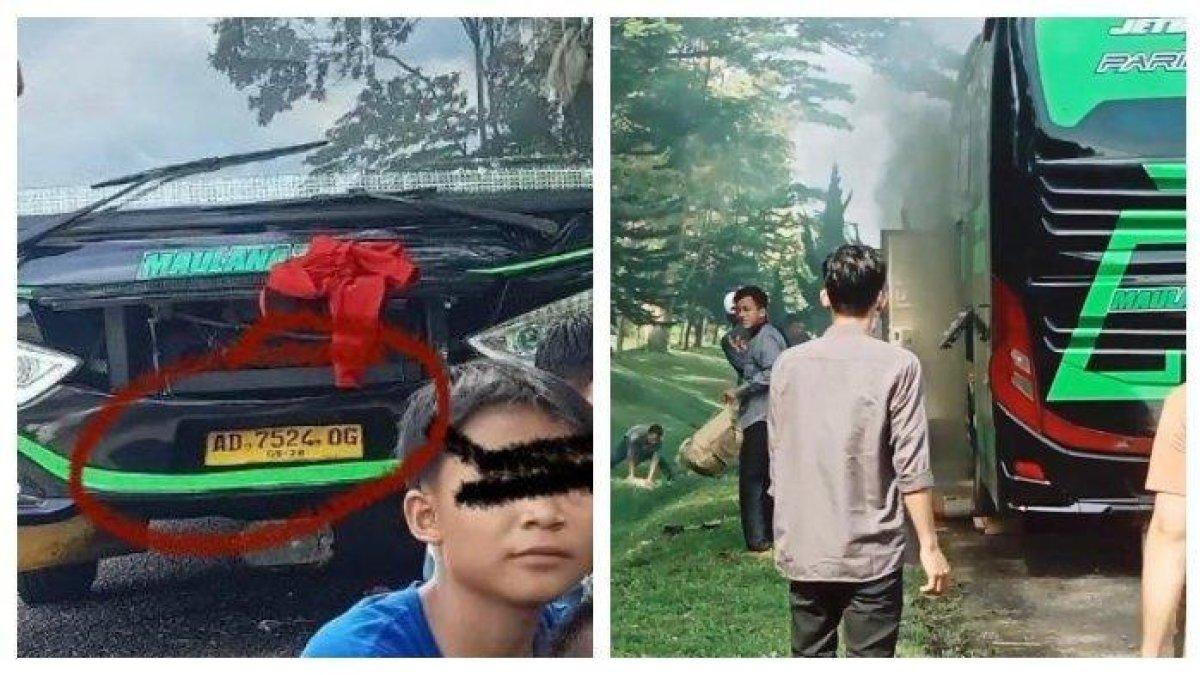 Bus yang kecelakaan di Subang, ternyata pernah terbakar di Tol Cipularang sebulan lalu