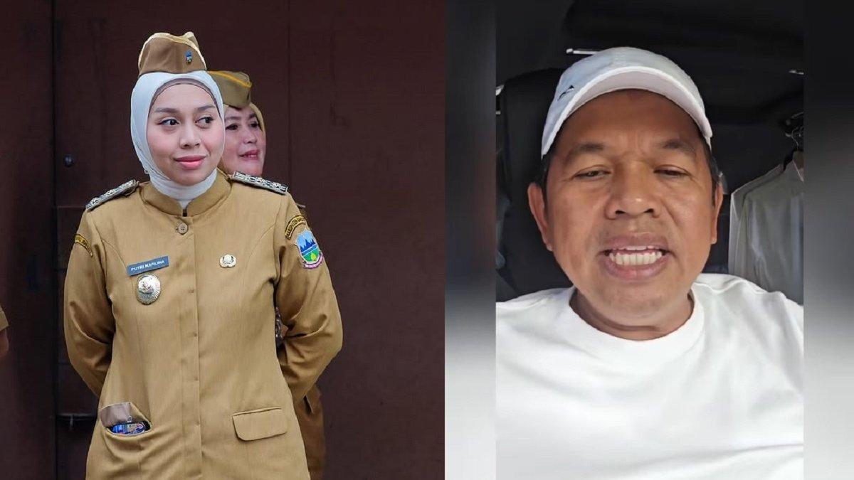 CALON MANTU DEDI MULYADI - Potret Putri Karlina diambil dari Instagram @putri.karlina14 pada Senin (17/3/2025) dan potret Dedi Mulyadi diambil dari Instagram @dedimulyadi71 pada Senin (17/3/2025). Putri Karlina diketahui pacaran dengan putra Dedi Mulyadi
