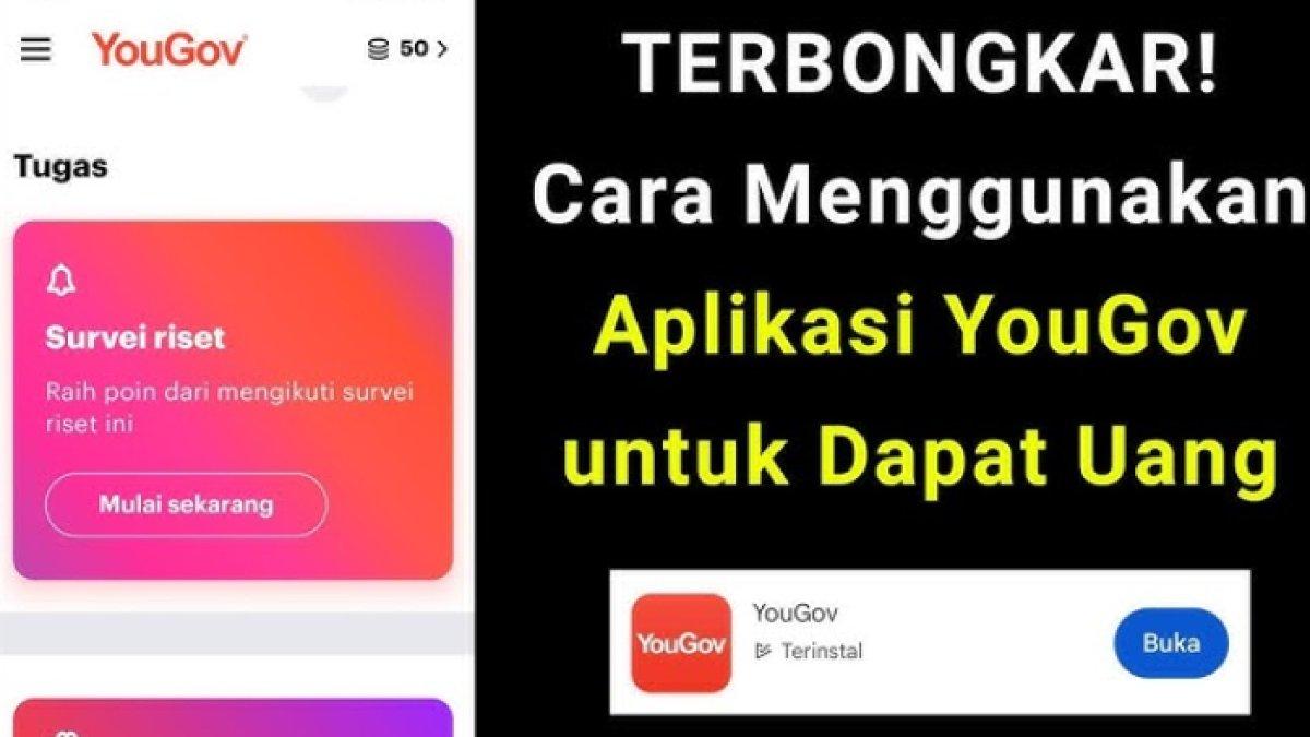 CARA HASILKAN UANG,- Cara hasilkan uang dari aplikasi YouGov dengan mengisi survei yang tersaji dan bisa dilakukan sembari rebahan di rumah.