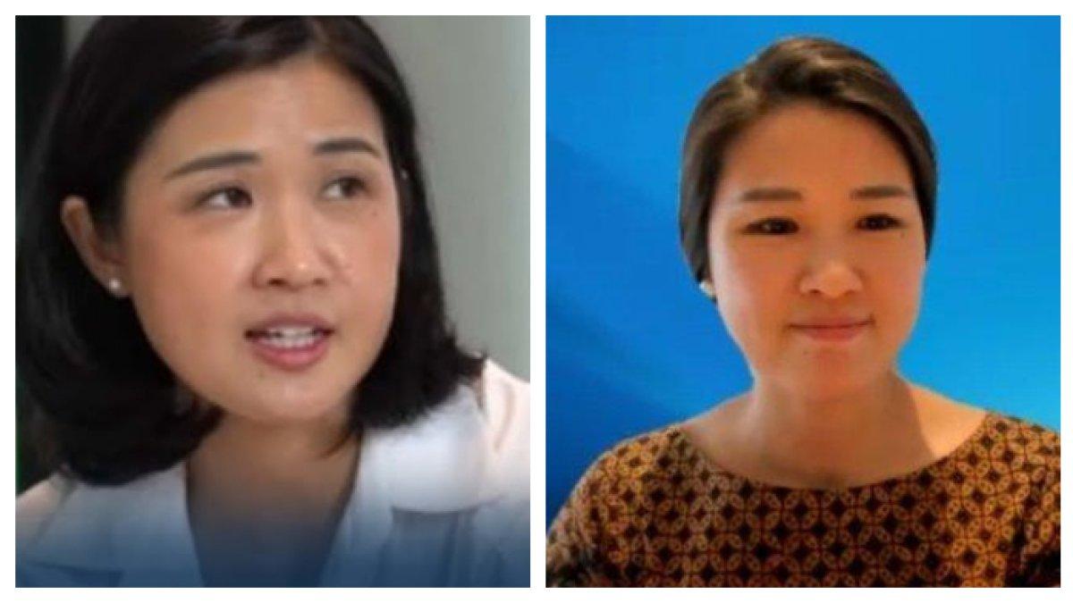 CAROLINE RIADY VIRAL - Deputi President Director Siloam Hospital Grup, Caroline Riady saat menggelar Press Conference melalui Zoom Metting, Jumat (20/11/2020). Kini Caroline Riady viral kedapatan pulang kerja naik helikopter pada awal Februari 2025, inilah profilnya.