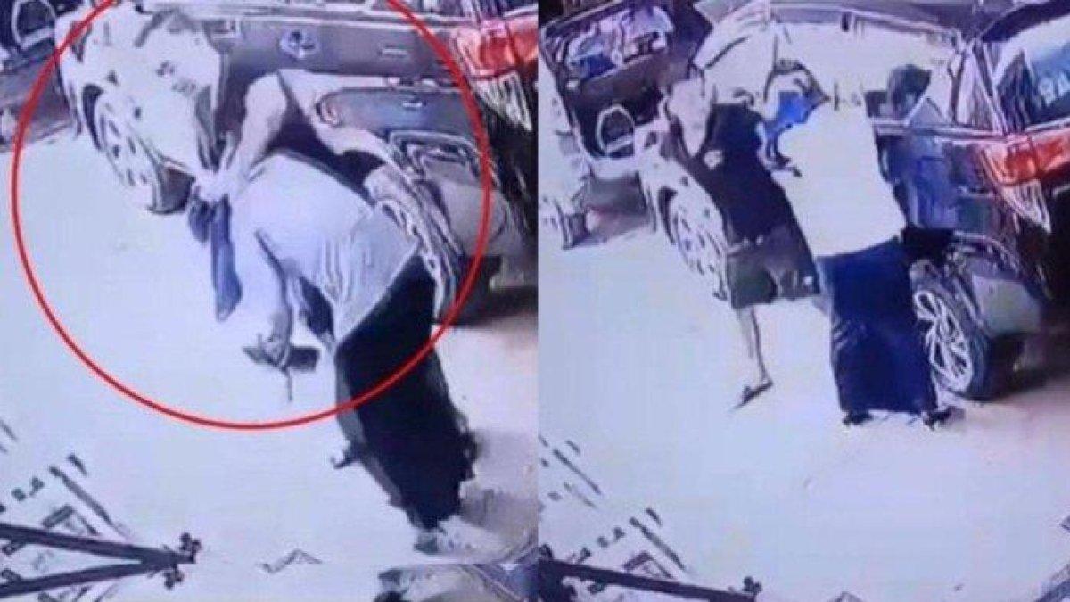 CCTV seorang calon suami membanting calon istri jelang menikah
