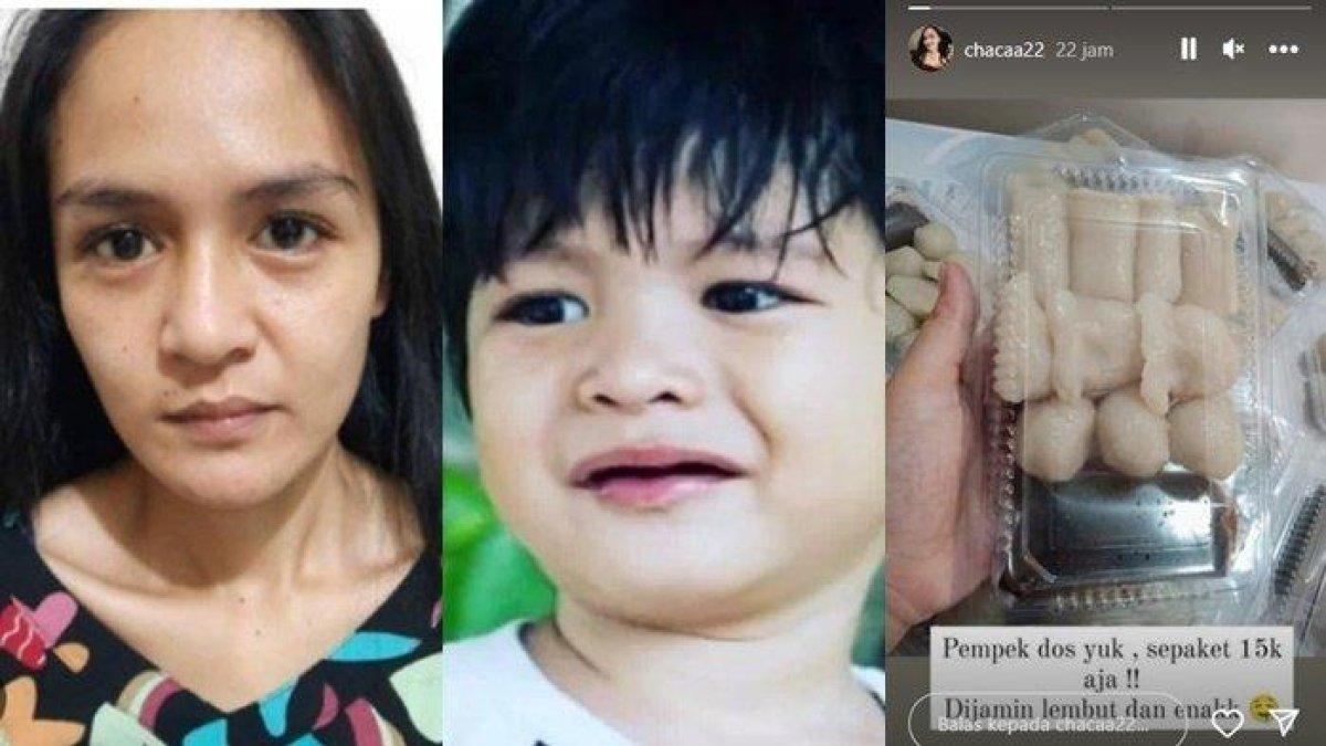 Caca mantan istri Andika Kangen Band kini jualan pempek dos