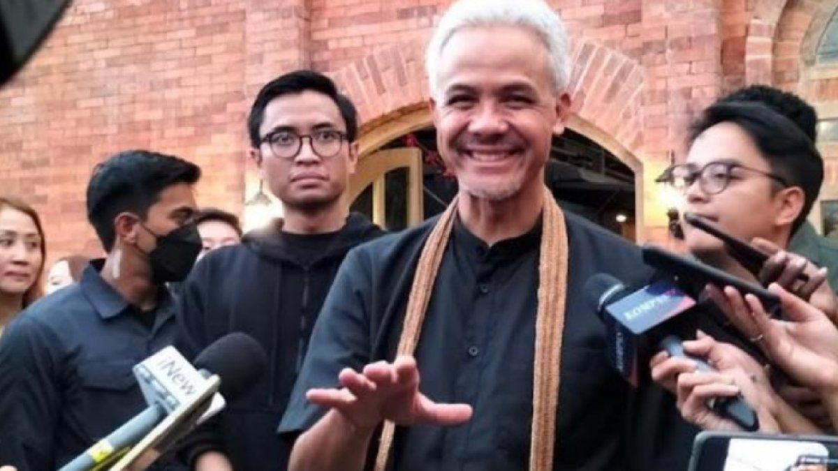 Calon presiden (capres) nomor urut 3 Ganjar Pranowo.