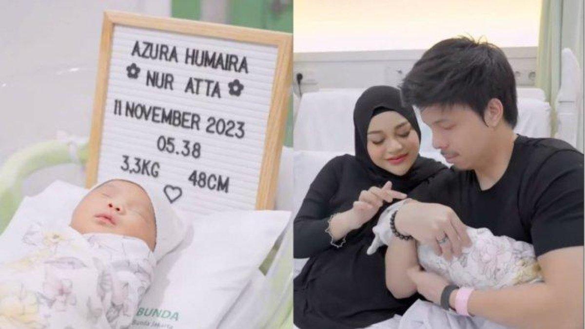 Cantiknya Azura Humaira anak kedua Atta dan Aurel