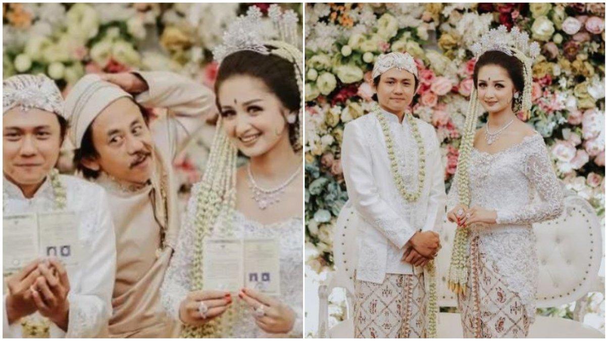 Cantiknya penampilan Sehnaz Nabilla saat dinikahi anak Epy Kusnandar