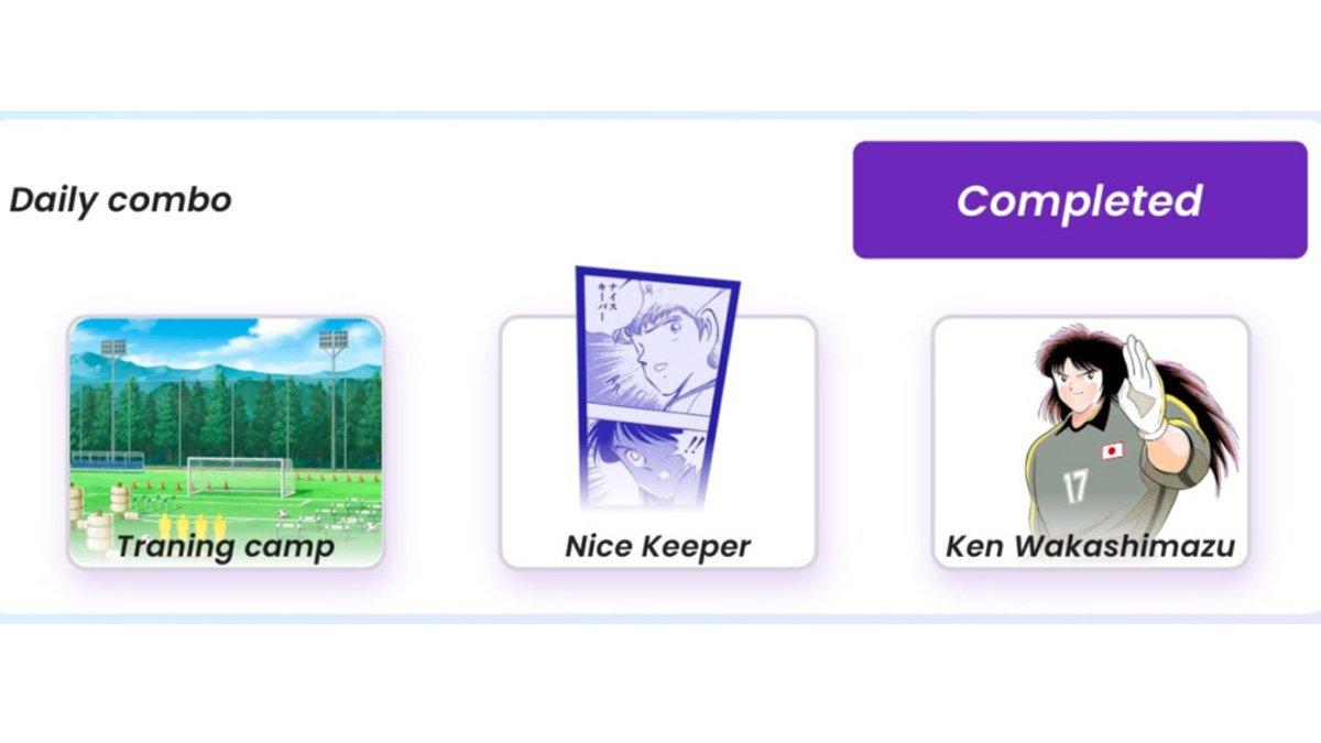Captain Tsubasa combo harian 4 November 2024.