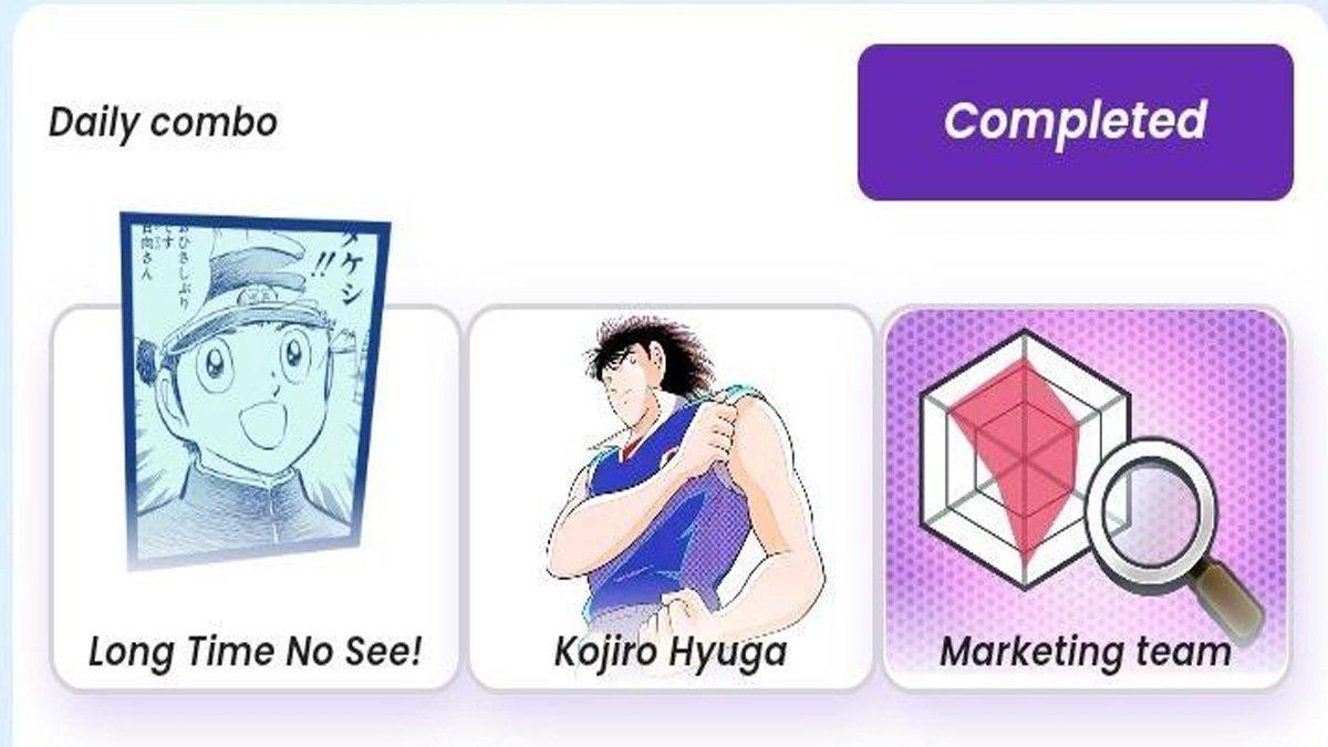 Captain Tsubasa combo harian 5 November 2024.
