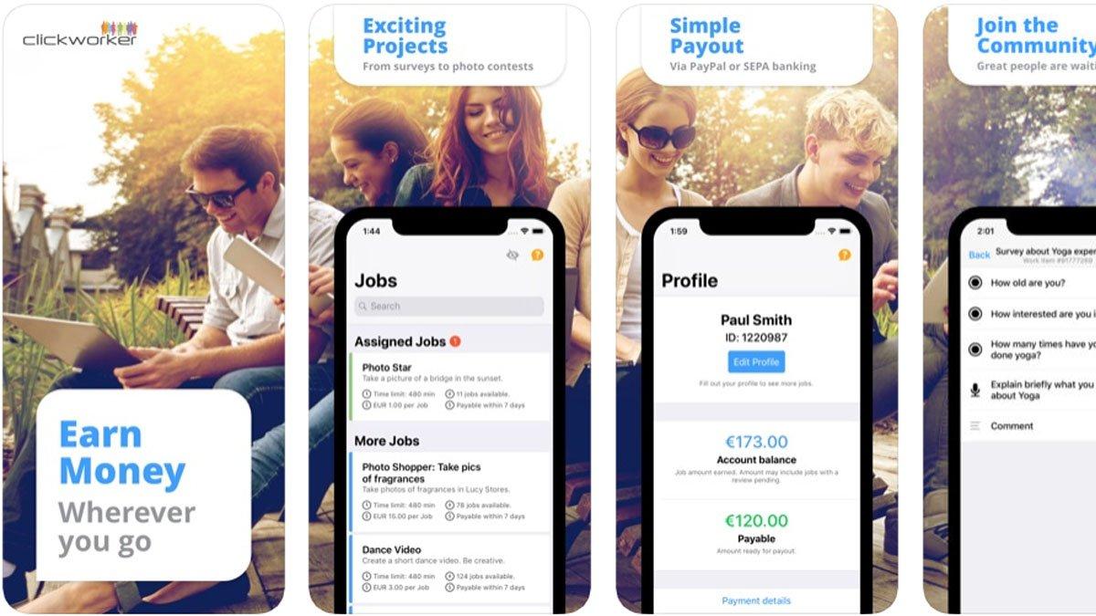 Cara Menghasilkan Uang dari Aplikasi Clickworkers