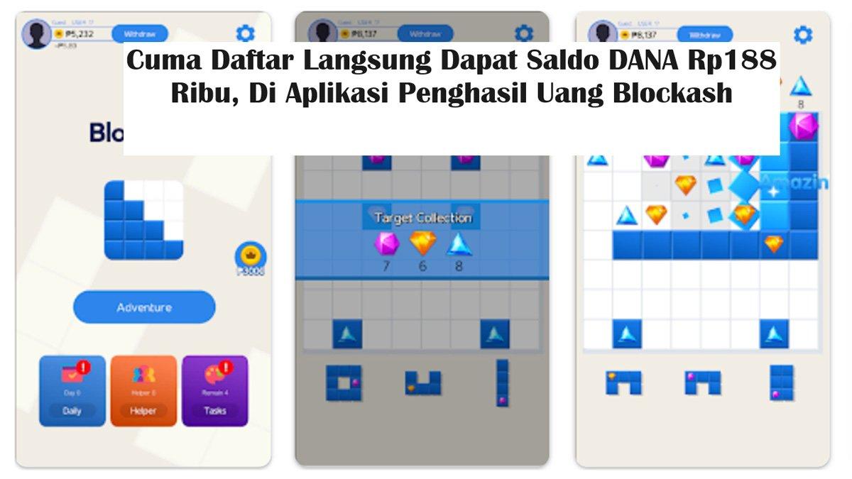 Cara daftar dan dapatkan bonus dari aplikasi Blockash.