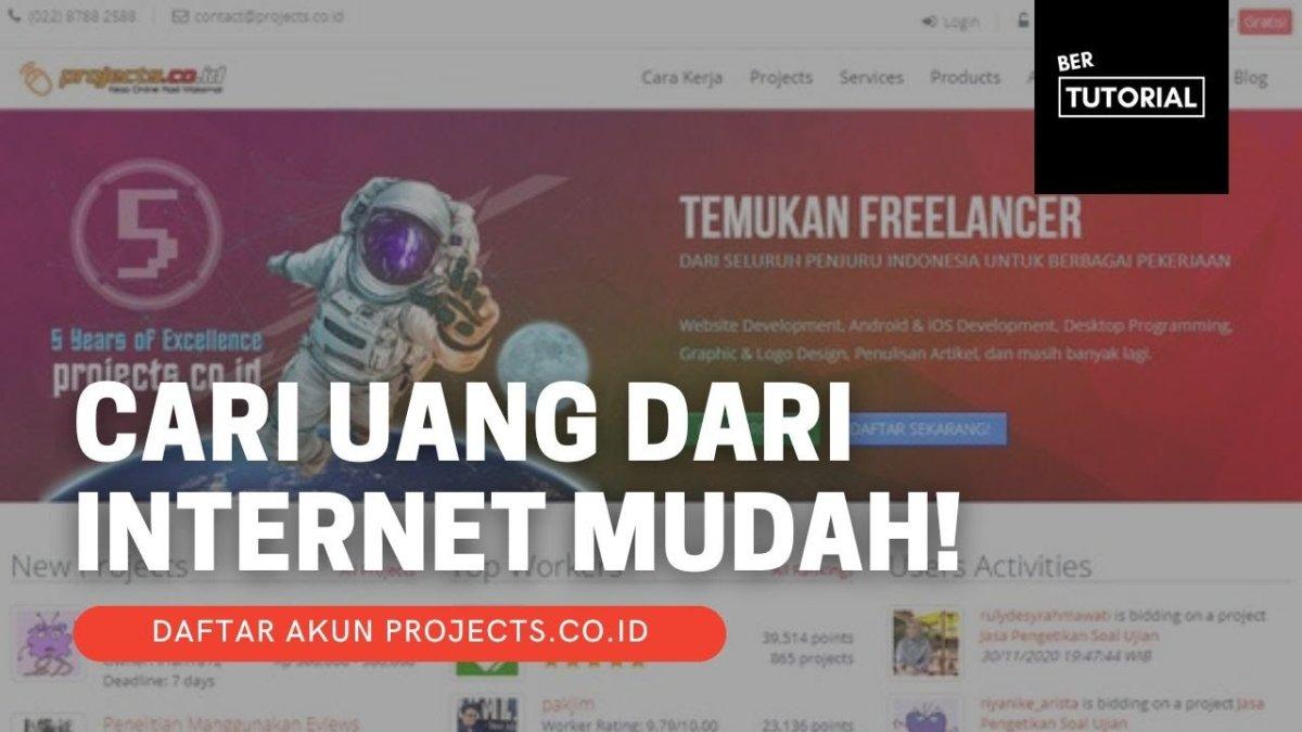 Cara hasilkan uang dari platfrom Projects.co.id
