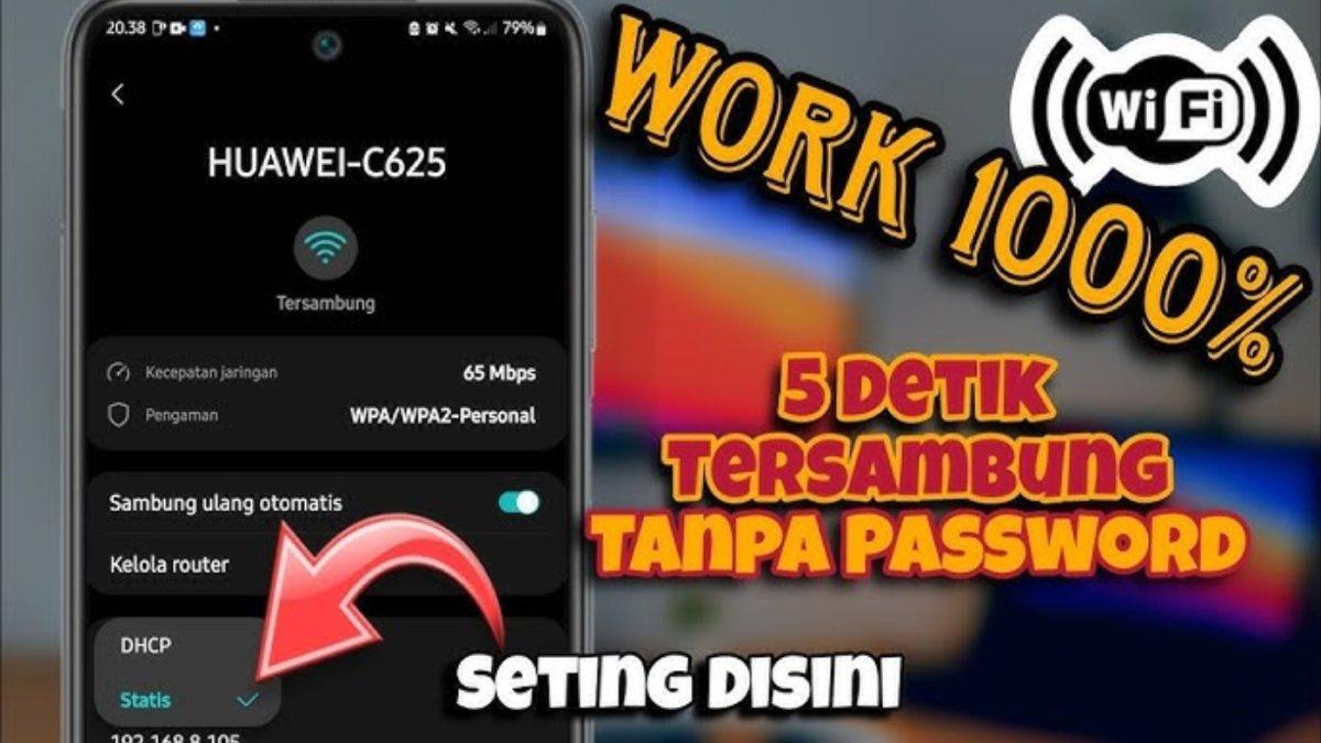 Ternyata begini cara menghubungkan WiFi saat kita tidak tahu kata sandinya, mudah banget kuncinya terletak di settingan HP kalian.