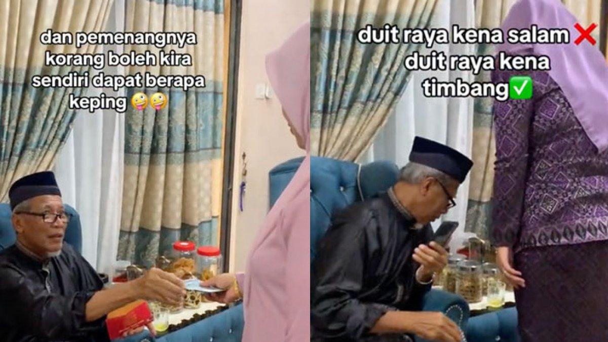 Cara unik kakek di Malaysia beri THR cucu sesuai penurunan berat badan