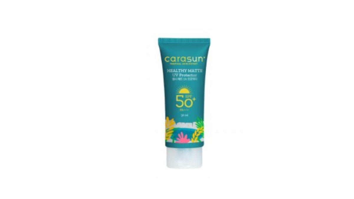 SUNSCREEN MATTE FINISH - Foto produk Carasun Healthy Matte UV Protector diolah dari femaledailyc.om, Kamis (24/4/2025). Berikut rekomendasi sunscreen matte finish dari brand lokal untuk kulit berminyak.