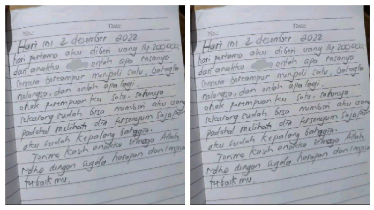 Catatan yang bikin haru dari ibu ke anak