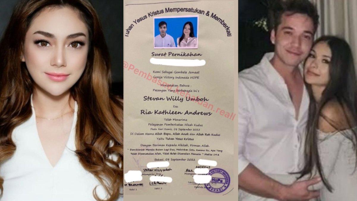 Celine Evangelista sentil kejanggalan surat nikah Stefan William dan Ria Andrews.