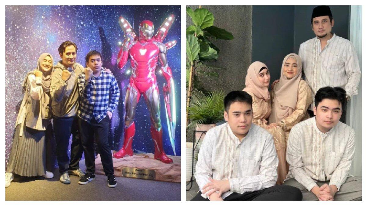 Cindy Fatikasari bersama anaknya Omar yang akan lanjut kuliah di Kanada.