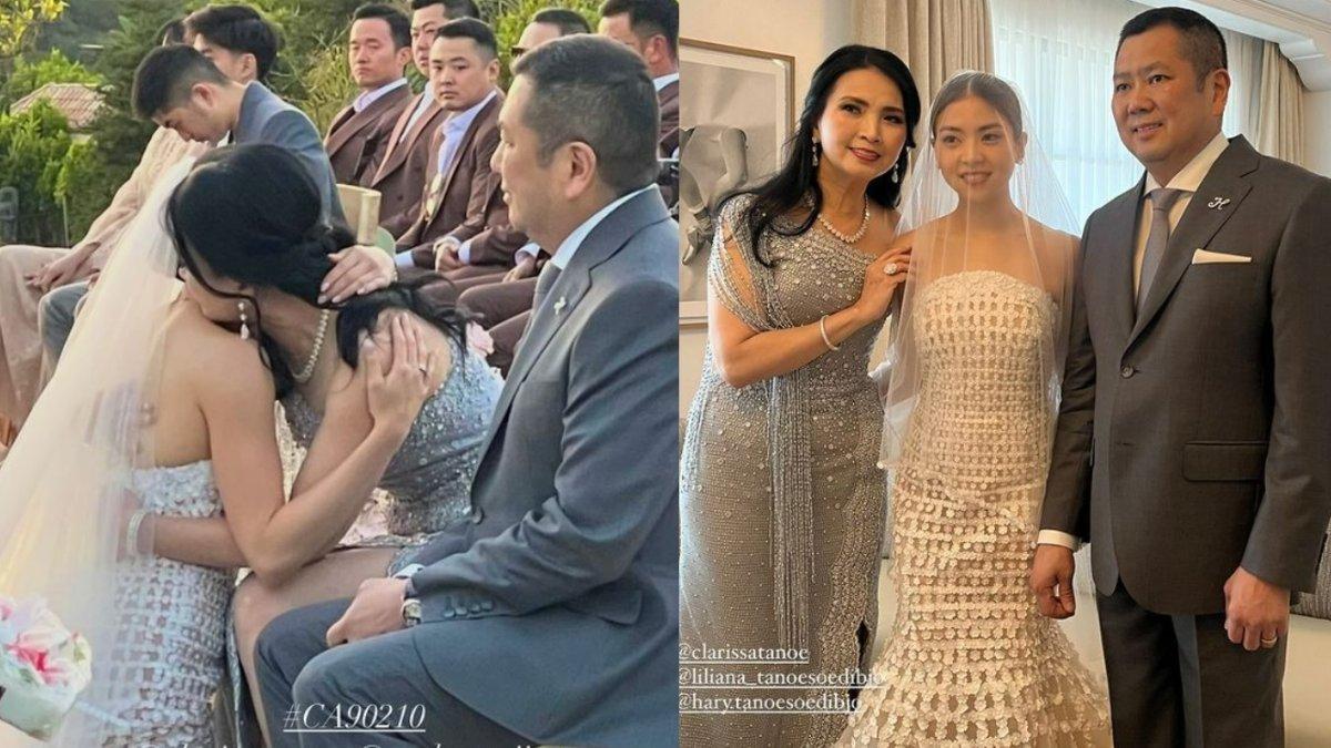 Clarissa bersama kedua orangtuanya