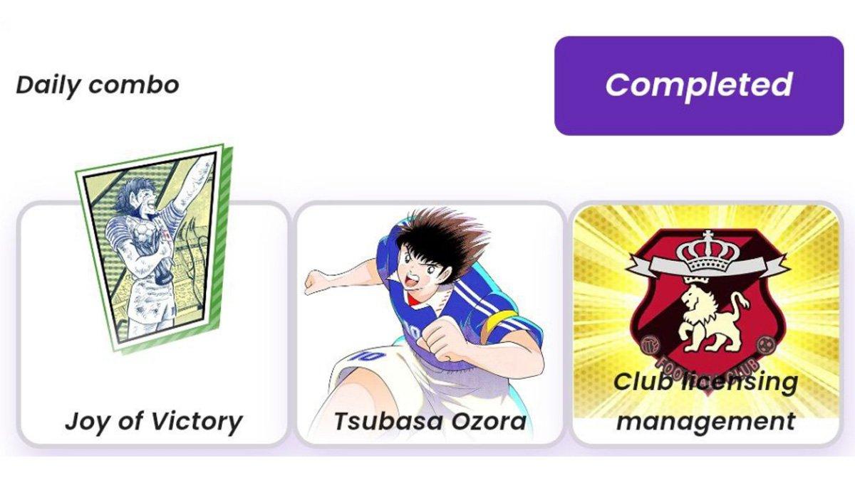 Combo harian Captain Tsubasa 1 November 2024.