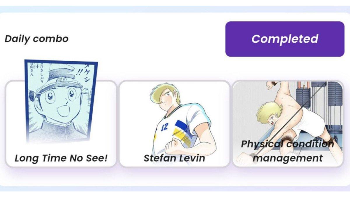 Combo harian Captain Tsubasa 12 November 2024.