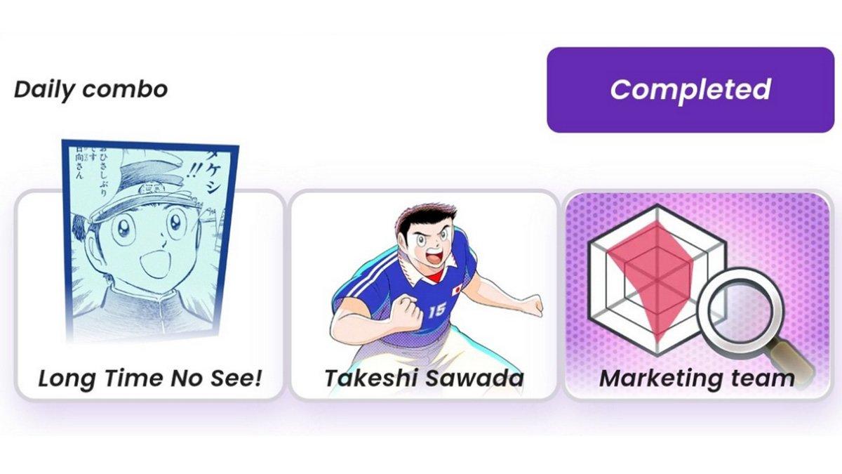 Combo harian Captain Tsubasa 18 Oktober 2024.