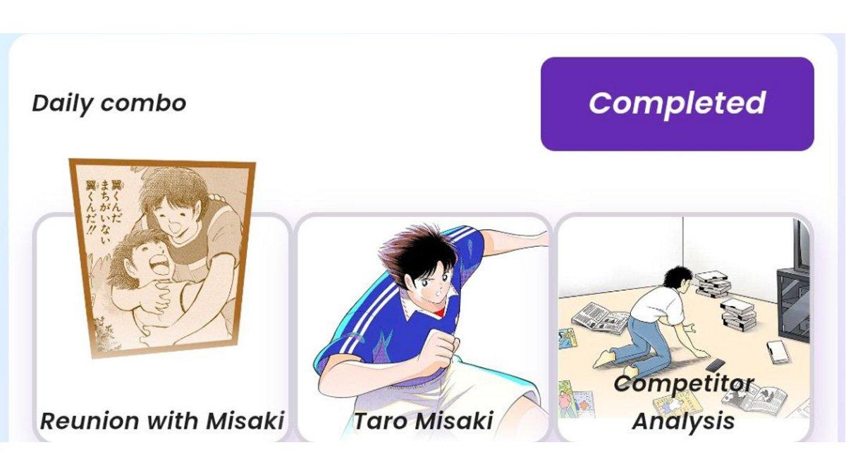 Combo harian Captain Tsubasa 2 November 2024.