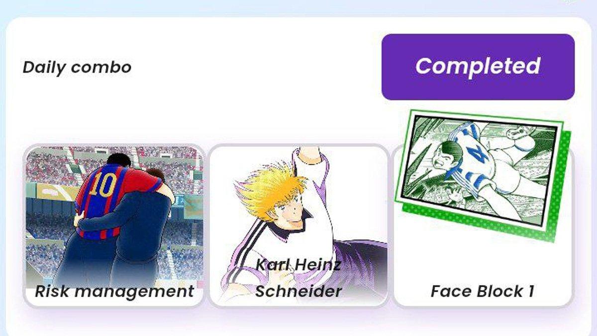 Combo harian Captain Tsubasa 2 Oktober 2024.