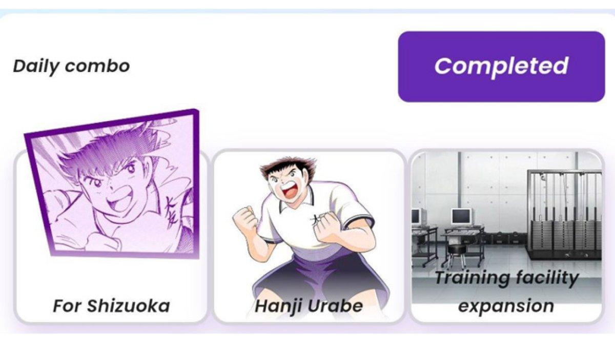 Combo harian Captain Tsubasa 29 Oktober 2024.
