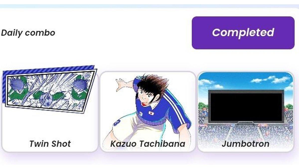 Combo harian Captain Tsubasa 31 Oktober 2024.