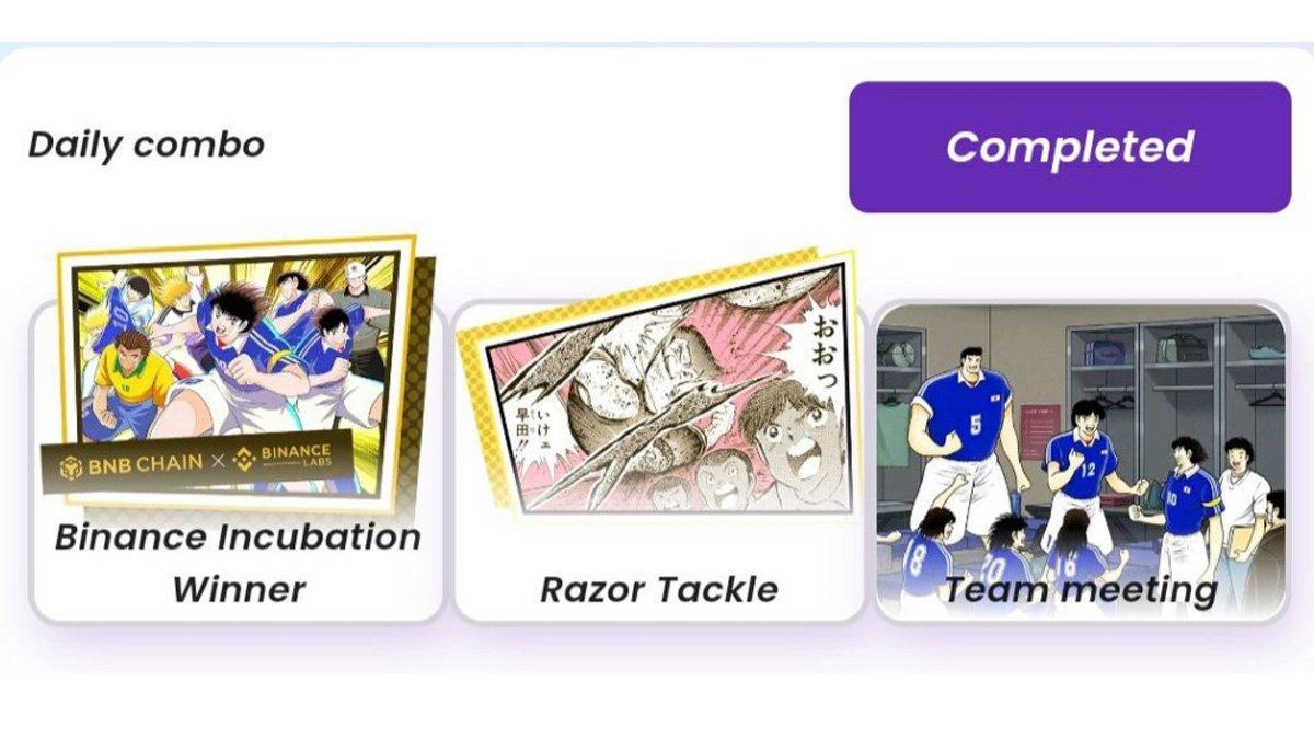 Combo harian Captain Tsubasa 5 Oktober 2024.
